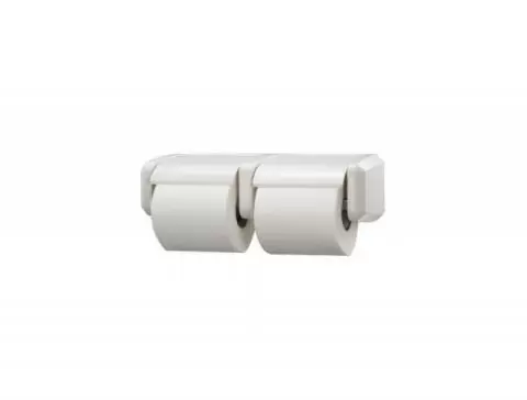 White plastic sales toilet roll holder