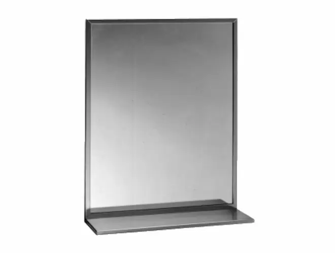 Bobrick Channel Frame Mirror with Shelf