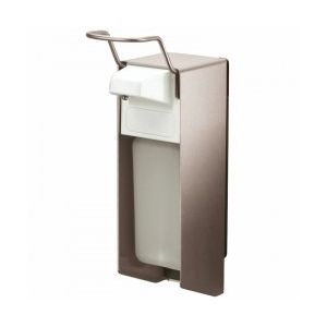 MediQo Stainless Steel Short Lever Soap Dispenser 500ml, 8010MQ