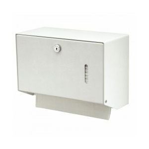 MediQo Midi Aluminium White Hand Towel Dispenser, 8165MQ
