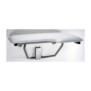 Bobrick Folding Shower Seat with Padded Cushion Left Hand