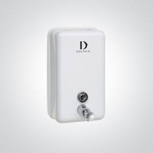 Dolphin 1200ml White Metal Vertical Soap Dispenser