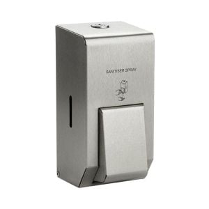 Synergise Sanitiser Dispenser 400ml Brushed Satin