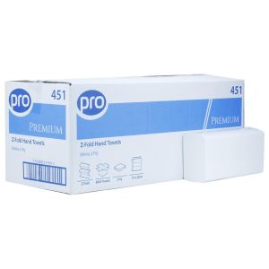 Z-Fold 2 Ply White Paper Towels