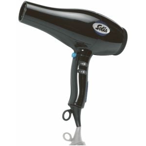 SOLIS MAGMA BLACK HAIRDRYER 2000W WITH WALL BRACKET