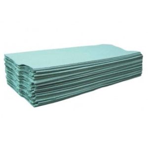 Economy Green 1ply C-Fold Paper Hand Towels