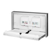 Clad Stainless Steel Horizontal Baby Changing Unit 
