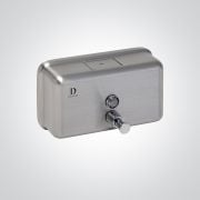 Dolphin 1200ml Satin Stainless Steel Horizontal Soap Dispenser