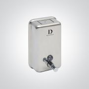 Dolphin 1200ml Polished Stainless Steel Vertical Soap Dispenser