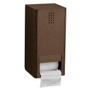 One Bronze Double Toilet Roll Holder, BR-300
