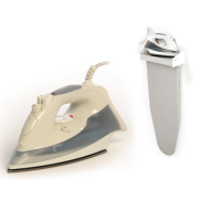 Wall Mounted Ironing Board with Motion Switch Steam Iron and Wall Shelf