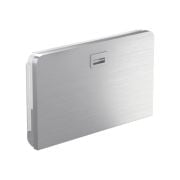 Horizontal Baby Changing Unit Brushed Stainless Steel 