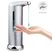 280ml Free Standing Automatic Soap Dispenser Silver