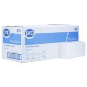 PRO Z-Fold 2 Ply White Paper Towels