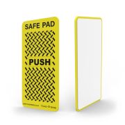 Antimicrobial Safe Door Push Pads