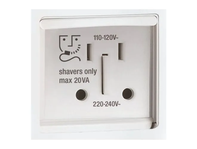 Valera Hotello 1200W White Hair Dryer With Shaver Socket